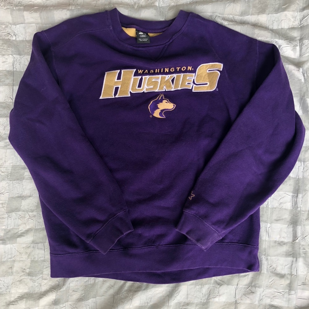 VINTAGE STARTER WASHINGTON HUSKIES LOGO CREWNECK